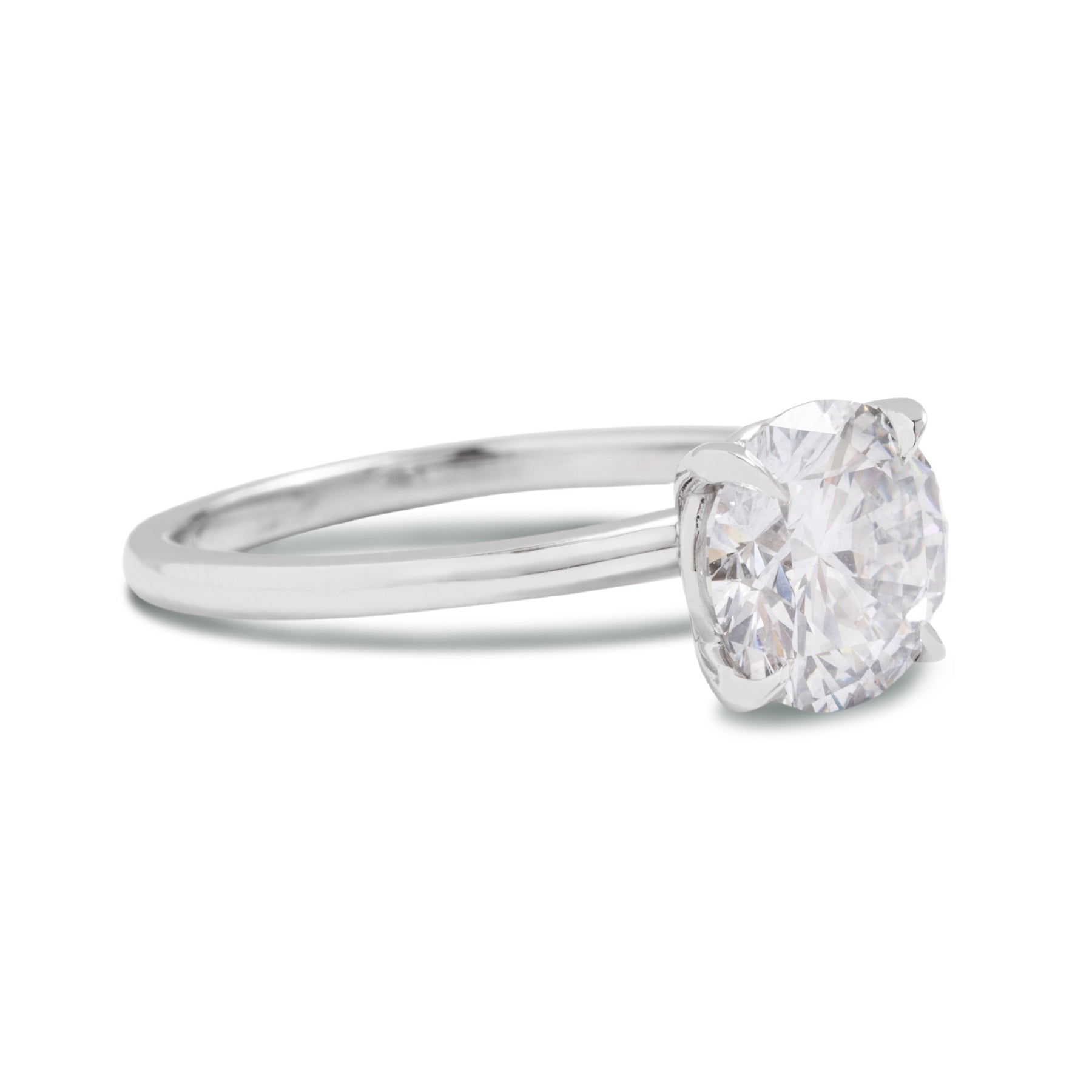 2.07ct Round Lab Grown Diamond Michelle Ring