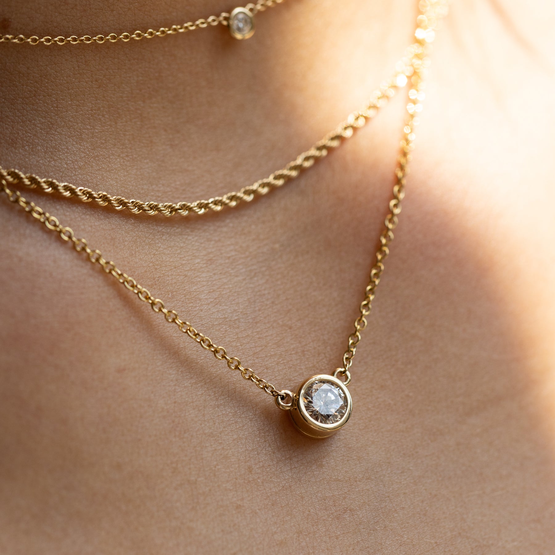 0.54ct Diamond Mae Necklace