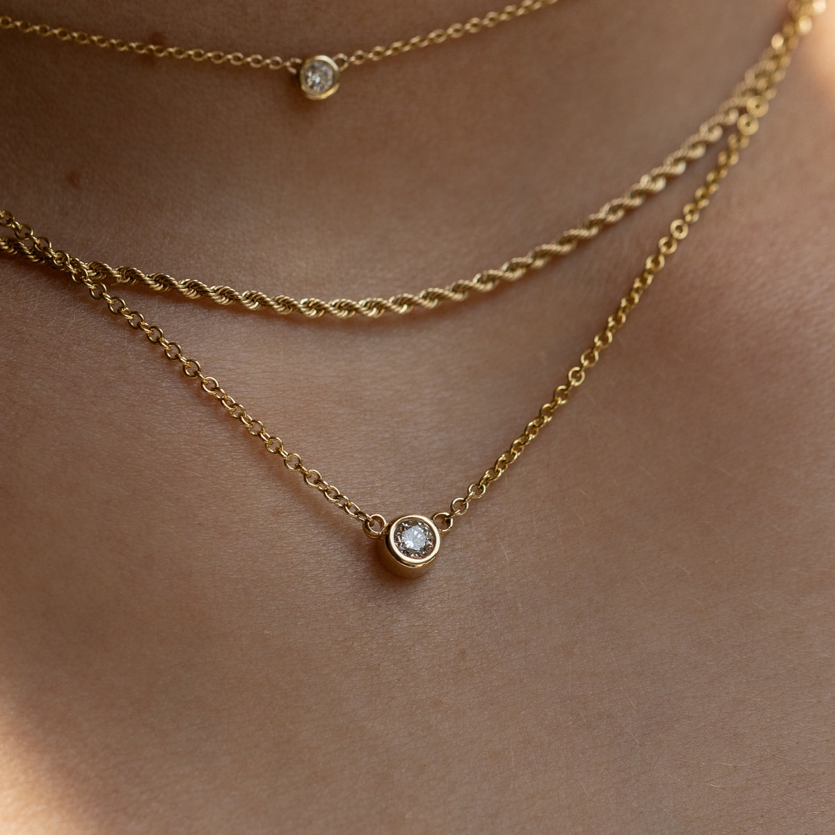 0.16ct Lab Grown Diamond Mae Necklace