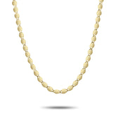16 inch 14k yellow gold mirror chain necklace