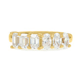 14k gold emerald cut diamond oval cut diamond womens wedding ring