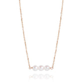 PEARL AND YELLOW GOLD NECKLACE