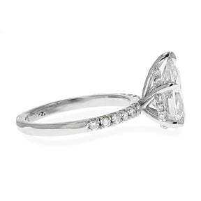 2.53ct Pear Lab Grown Diamond Louise Ring