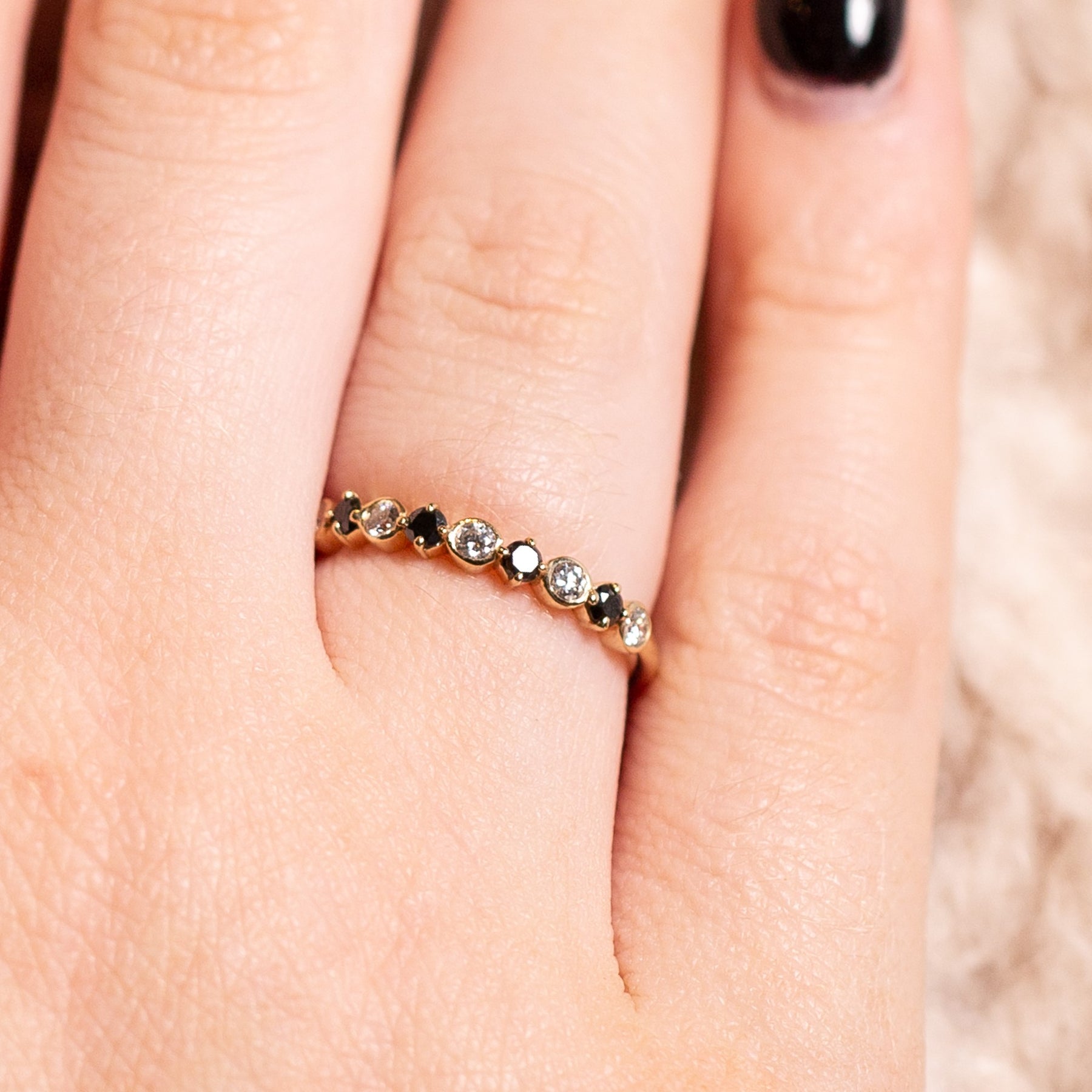 Black Diamond Charlotte Ring